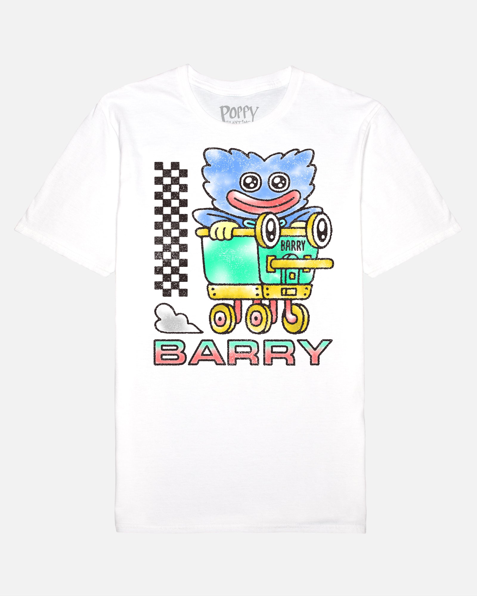 Barry Cart Official Licensed White Cotton T-Shirt - Unisex Fit