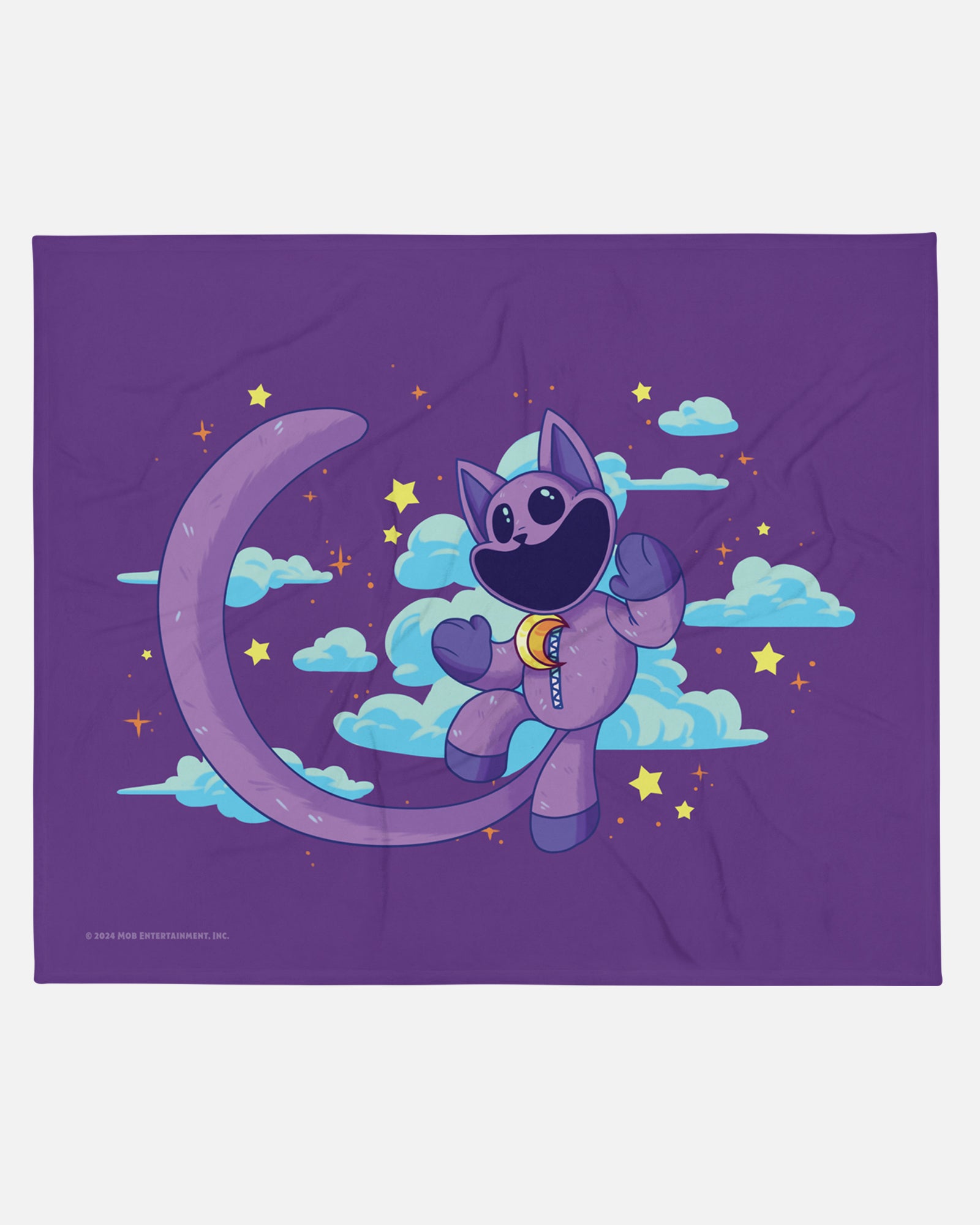 Night Sky Throw Blanket - Soft Polyester, Hypoallergenic & Machine Washable - CatNap