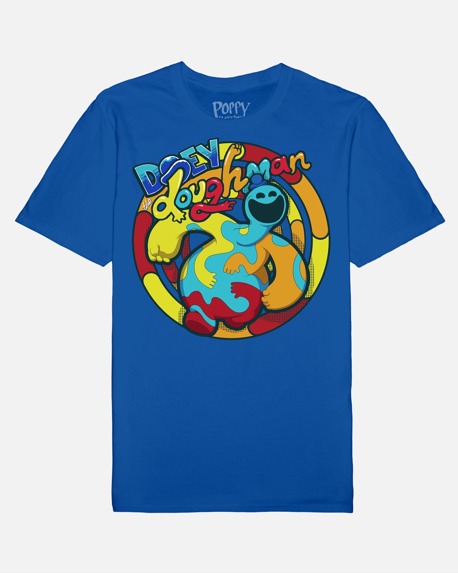 Doey The Doughman Blue Cotton T-Shirt - Unisex & Kids Sizes