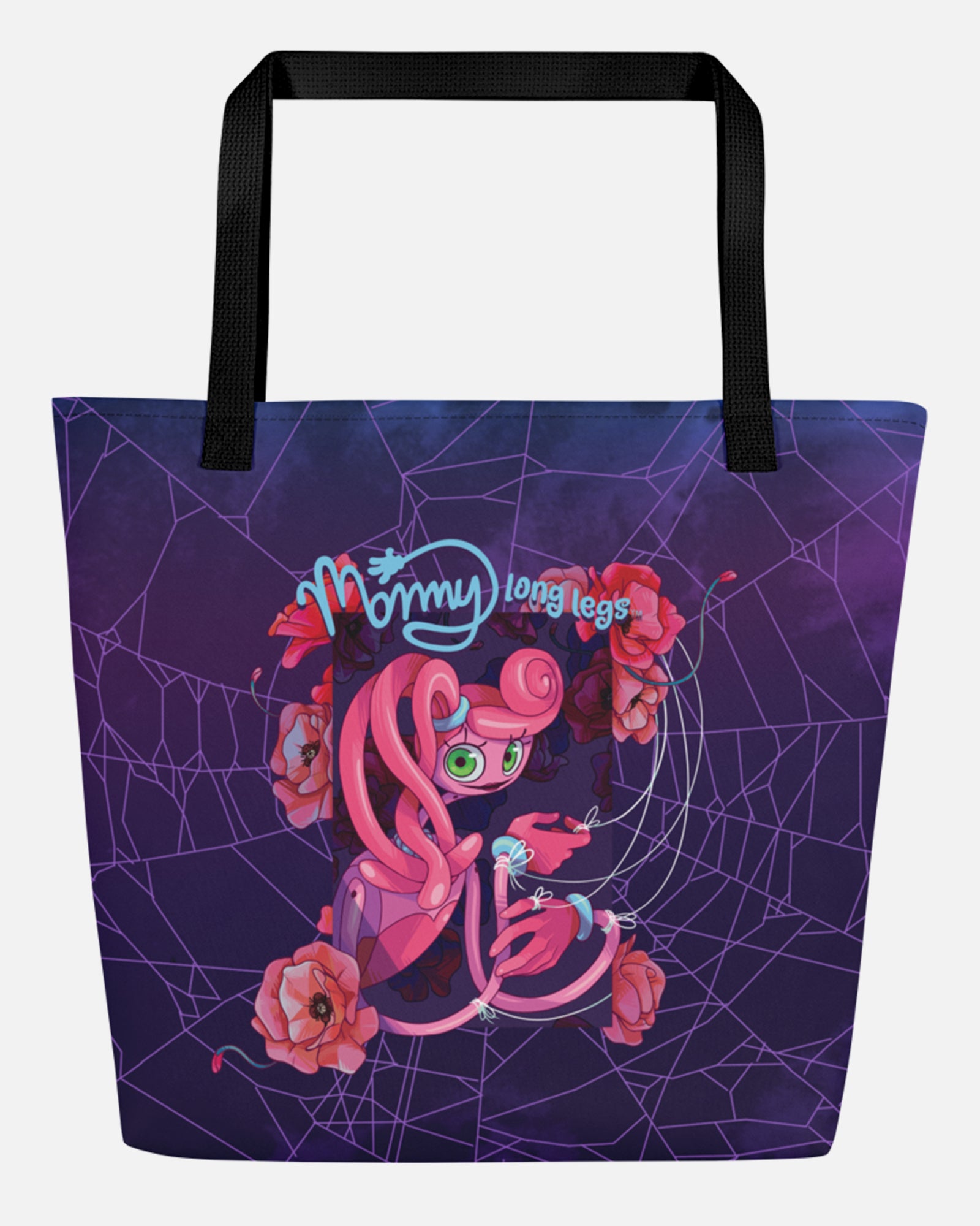 Mommy Long Legs Polyester Tote Bag with Large Pocket
