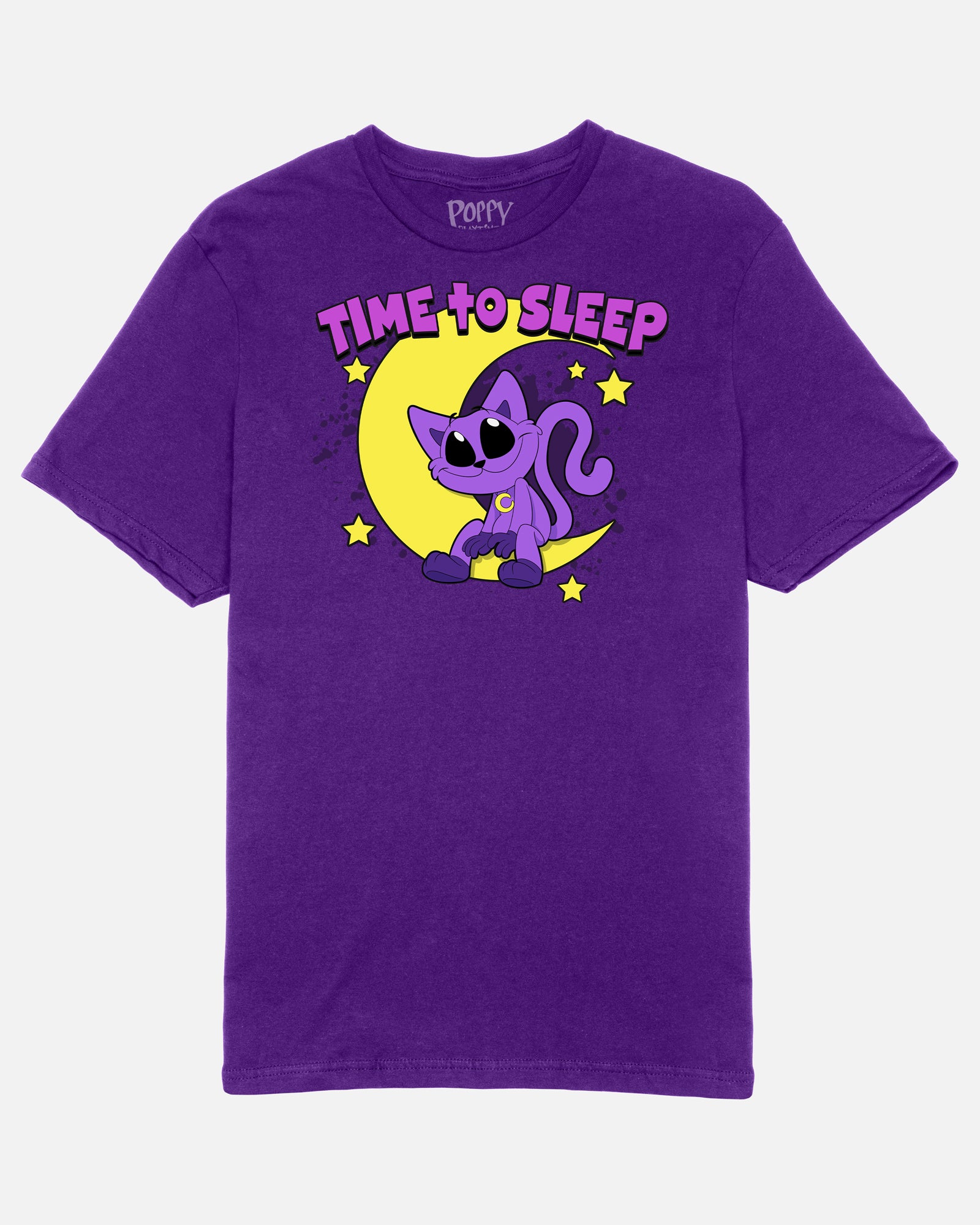 CatNap Time To Sleep T-Shirt - Purple Cotton Tee for Kids & Adults