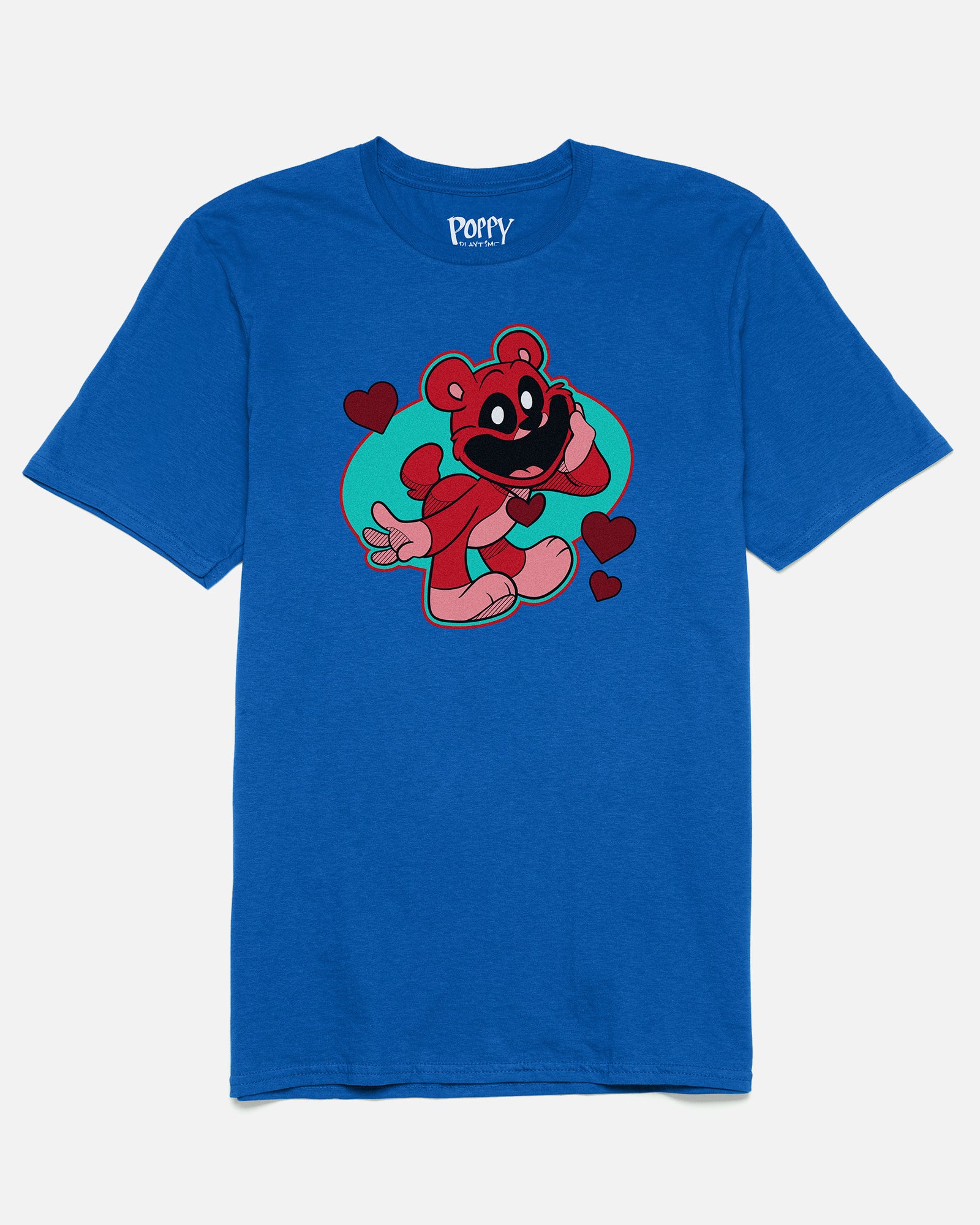 Bobby Bearhug Cotton T-Shirt - Unisex & Kids Blue Tee