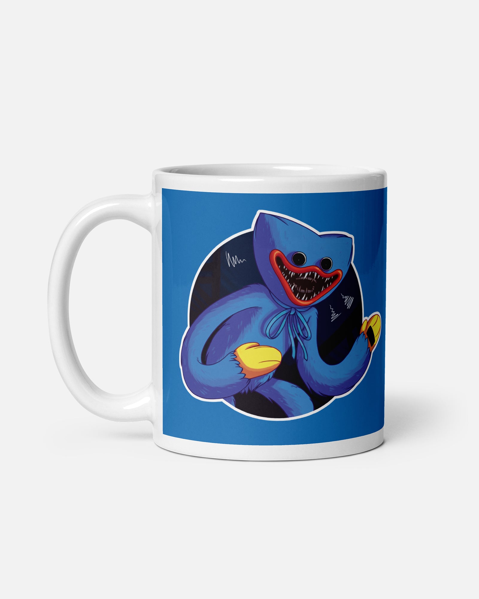 Huggy Wuggy Ceramic Mug - 11 oz, Dishwasher & Microwave Safe