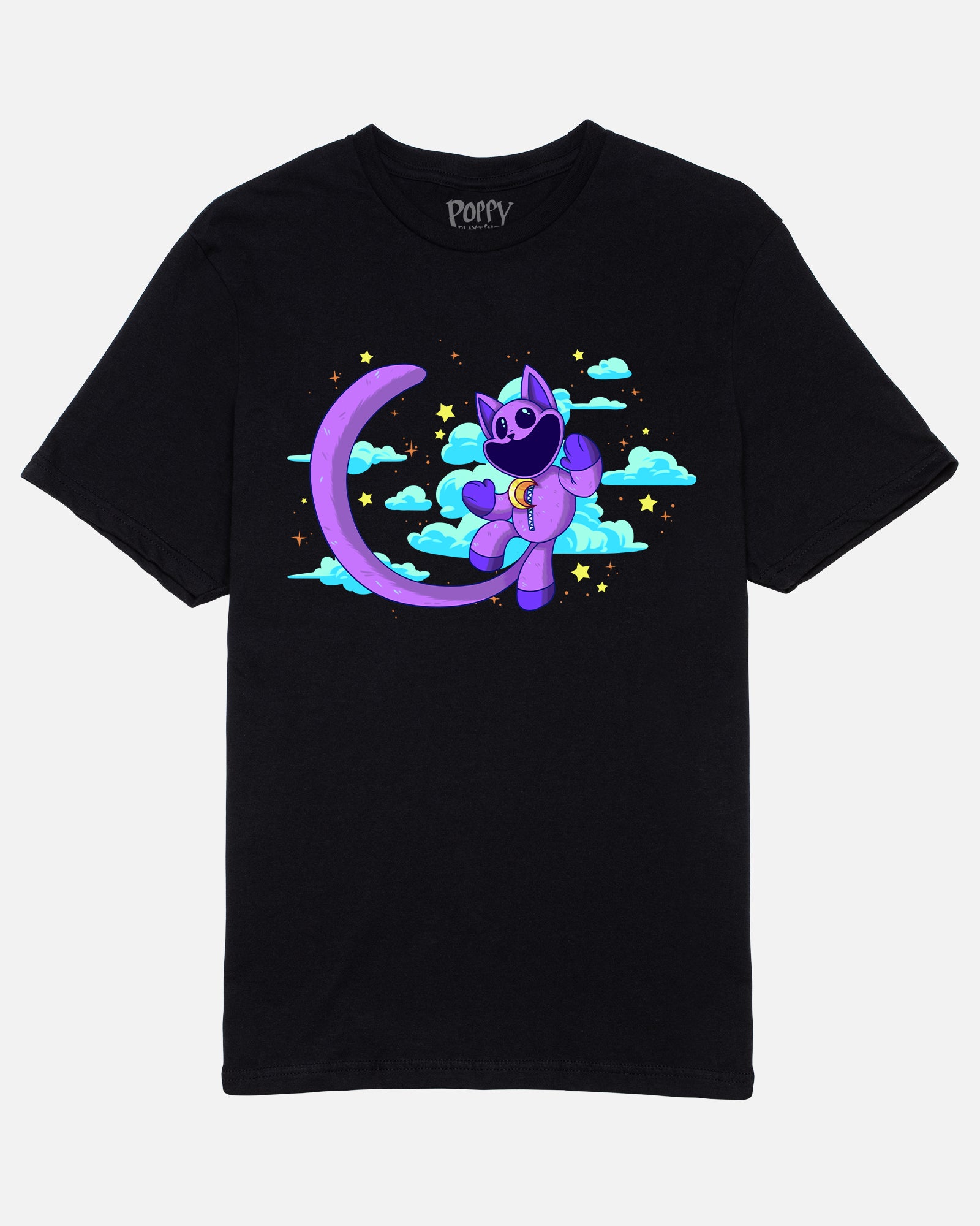 CatNap Night Sky Graphic T-Shirt - Black Cotton Tee