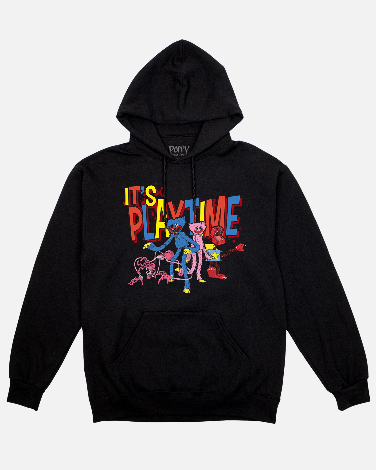 Poppy Gang Drawstring Hoodie - Unisex Cotton Playtime Sweatshirt