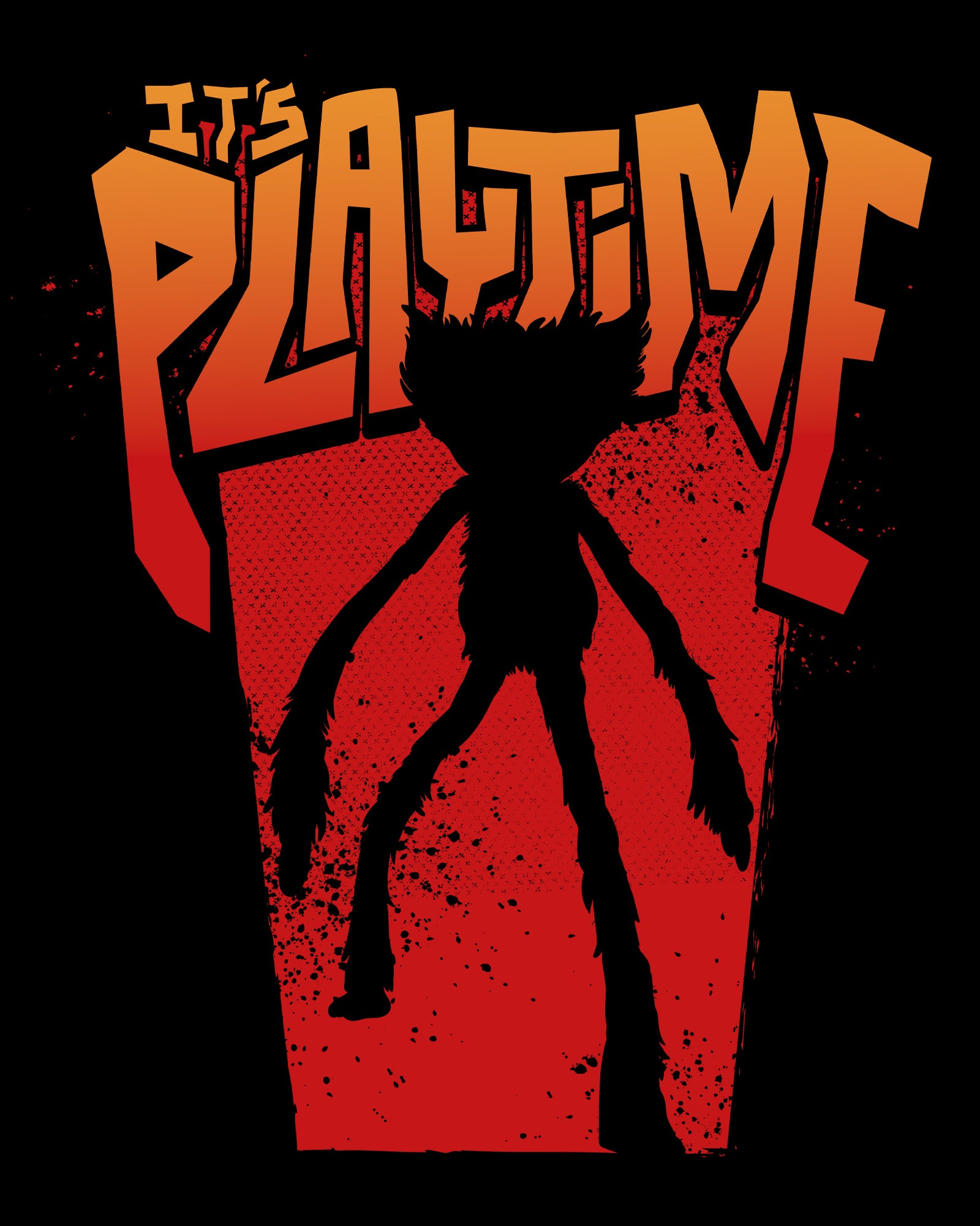 Huggy Wuggy It's Playtime T-Shirt - Officially Licensed Cotton Tee