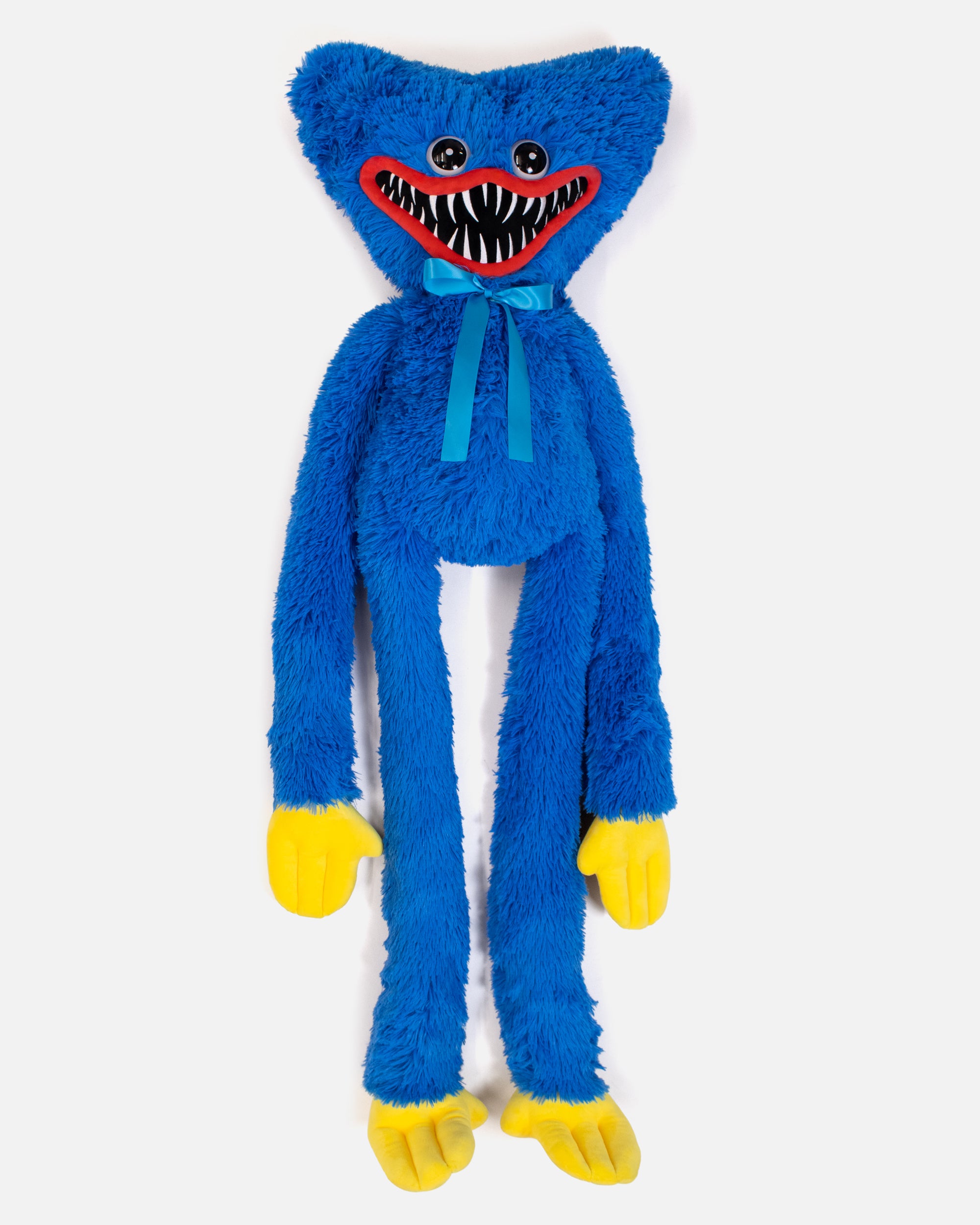 Jumbo 47" Scary Huggy Wuggy Plush Toy with Velcro Hands & Feet